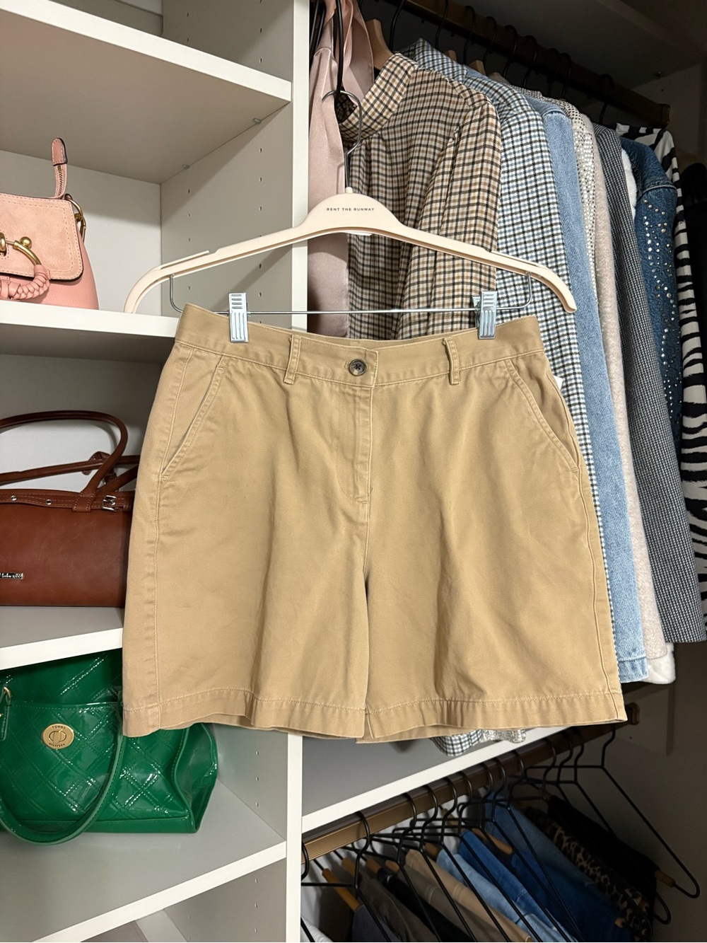 Classic Ralph Lauren Khaki Women's Chino Shorts - 90s inspired